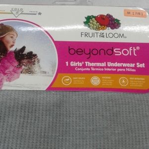 Girls thermal underwear set